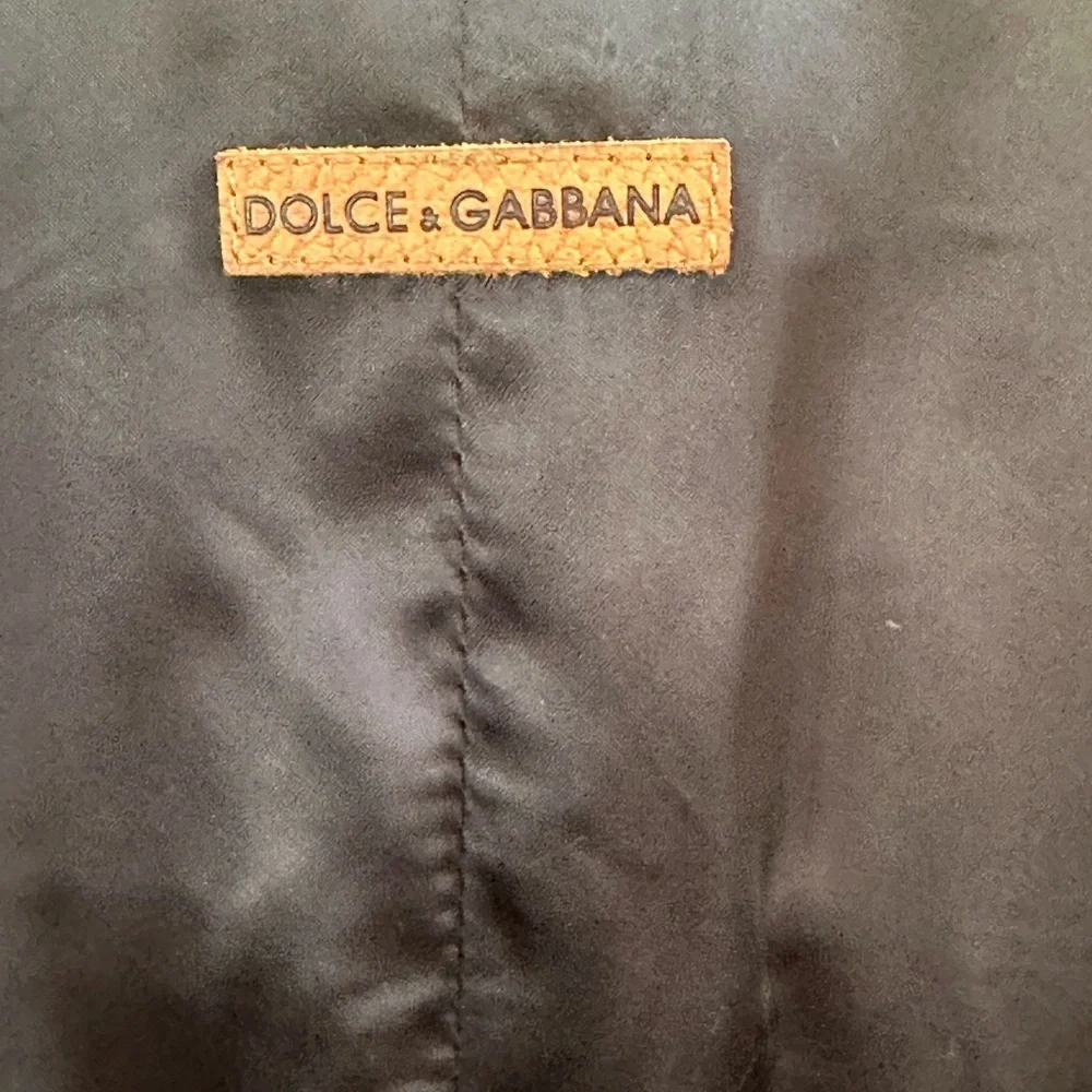 Dolce & Gabbana Mainline Gray/Black Denim Vest Italy Size 48-US Sm/Med Like New!